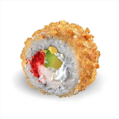 Горячая Филадельфия с крабом в Матча Суши Бенто по цене 195 ₽