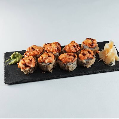 Запечённый ролл с угрём в #proсчастье по цене 550