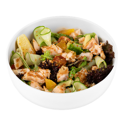 Салат с рваной семгой в Пархаус по цене 1250 ₽