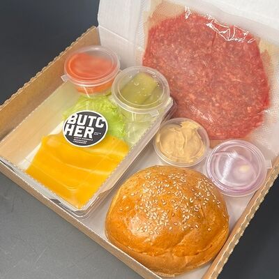 Набор для бургера (полуфабрикат) в Butcher по цене 830 ₽