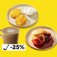 Завтрак с драниками и оладушками в Пока горячее