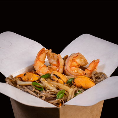 Лапша Соба с морепродуктами в SUSHIлка по цене 715 ₽