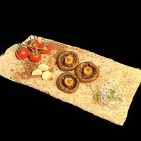 Грибы на мангале в Шашлык Дом