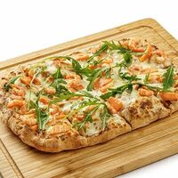 Лосось с креветками в Пицца Гусь