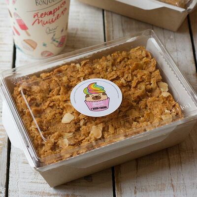 Наполеон в упаковке карамельно-ореховый 350 гр в Пекарня Мишеля по цене 750 ₽