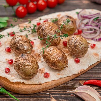 Картофель с грибами на кеци в Keto & Kote Грузинская кухня по цене 367 ₽