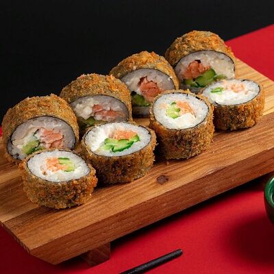 Темпура Сяке лосось в Рыбин Гуд Sushi Premium по цене 814 ₽