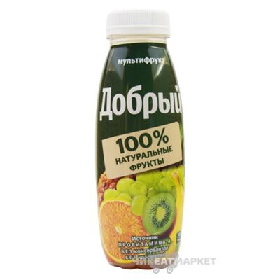 Сок добрый мультифрукт в Кафе Безумно крутая шаурма по цене 130 ₽