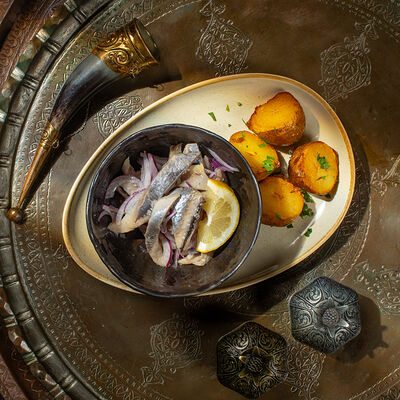 Селедочка с картофелем в Гранат по цене 598 ₽