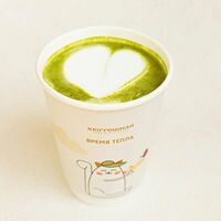 Матча латте на кокосовом молоке в Хюггешная