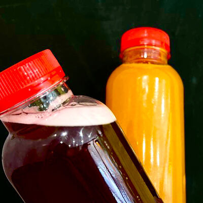 Домашний морс из черной смородины в Кофе блин по цене 149 ₽