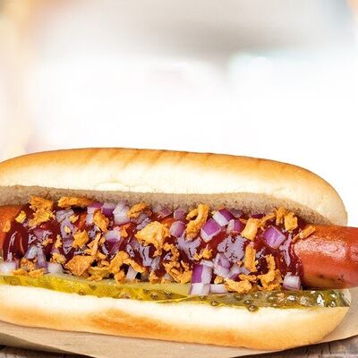 BBQ хот-дог в Corn dog dagestan по цене 250 ₽