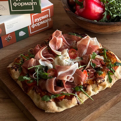 Римская пицца Парма с буратойв Гурмэ формат по цене 1790 ₽