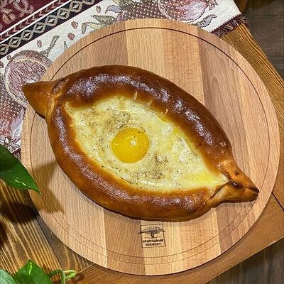 Хачапури по-аджарски в Ресторан Кавказ по цене 550 ₽