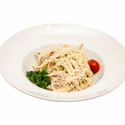 Паста Карбонара в Кафе на развилке по цене 729 ₽