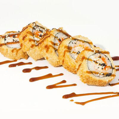 С икрой, крабом и сыром Моцарелла в Hot-Pizza по цене 300 ₽