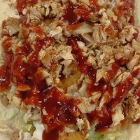 , шаверма в пите с BBQв Кинг фуд