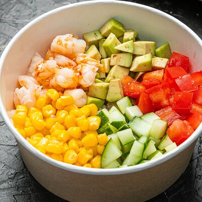 Поке с креветками в UNAGI ROLLS по цене 599 ₽