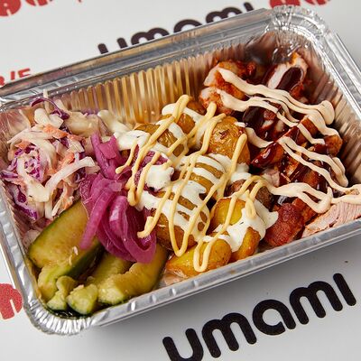 Куриное бедро с бейби картофелем в Umami по цене 339