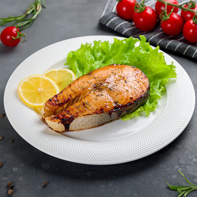 Стейк лосось-гриль в Всевкусия по цене 2100 ₽
