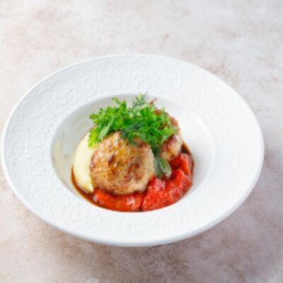 Куриные котлеты с картофельным пюре в Osteria Mario по цене 890 ₽