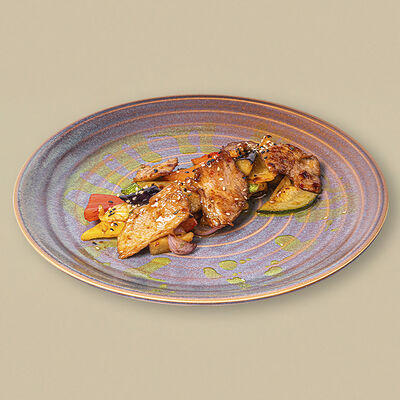 Свинина по-гавайски в Любим сытно по цене 885 ₽