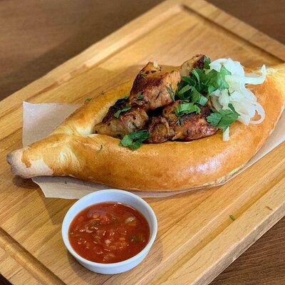 Шашлык-пури курица в Хинкали-Дали по цене 530 ₽
