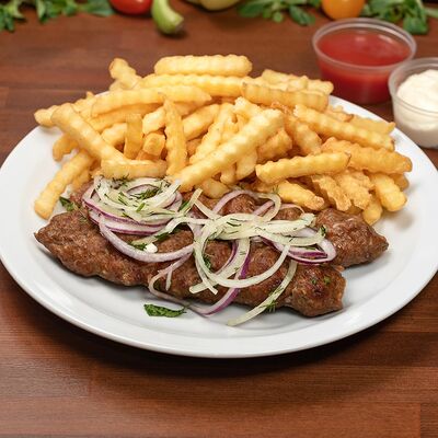 Люля-кебаб из свинины с картошкой в Шашлычкофф по цене 379