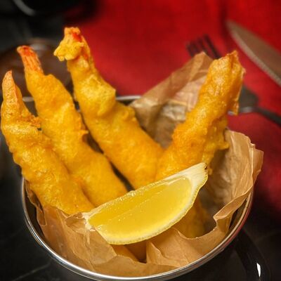 Тигровые креветки темпура в Kirova street по цене 450 ₽