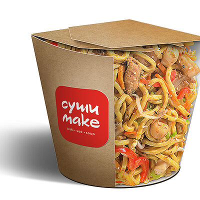 Удон с морепродуктами в Суши Make по цене 289 ₽