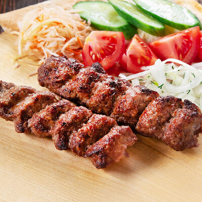 Люля-кебаб из говядины в Хинкальная Сациви по цене 785 ₽