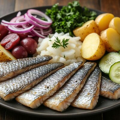 Селёдочка под водочку в Gastrobar Лучшая еда с доставкой по городу по цене 450 ₽