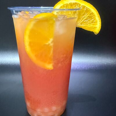 Бабл ти Апельсин-гранат собственного производства в Поедем поедим по цене 480 ₽