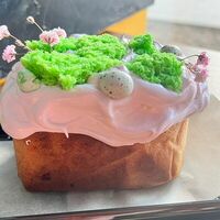 Пасхальный кекс творожный с клубникойв Мама пекарь