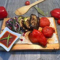 Шашлык из овощей в Кафе Дворик