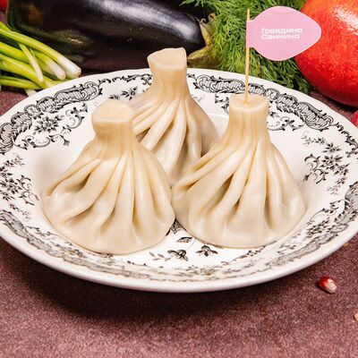 Хинкали с говядиной и свининой в Чичилаки по цене 490 ₽