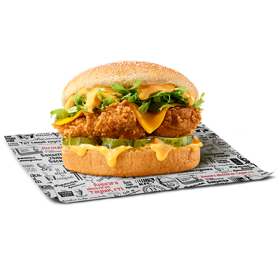 Мини Чизбургер Сырный в KFC Globus по цене 1090 ₸