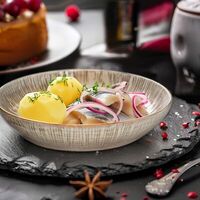 Селедка с картофелем в Пери Шашлыки