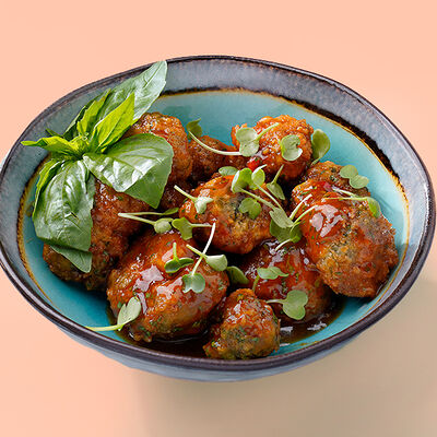 Хрустящий брокколи с соусом чили гарлик в Yappi по цене 399 ₽