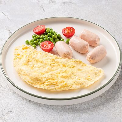 Омлет с мини-сосисками в Шоколадница по цене 370 ₽