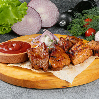 Шашлык из cвинoй шейки в Meat Street по цене 415 ₽