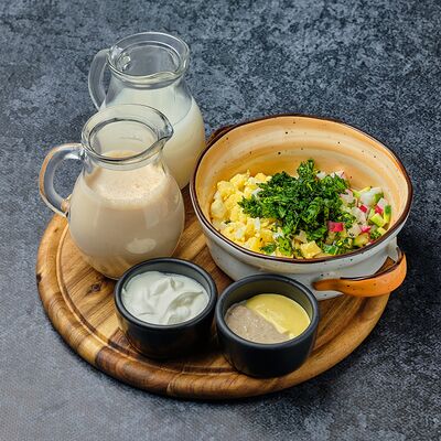 Окрошка на квасе в Mesto Sushi & Grill по цене 320