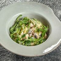 Паста пенне с курицей и грибами в Кухня По Соседству