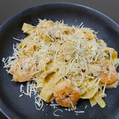 Паста с креветками в Любимые мгновения по цене 1250 ₽