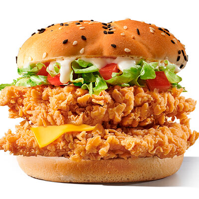 Двойной Зингер Бургер в KFC по цене 15 р.
