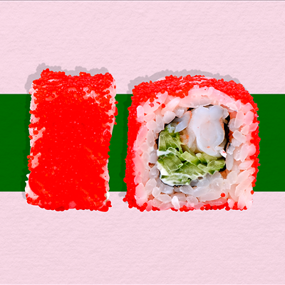 Калифорния с креветкой в Rolls & Bowls по цене 430 ₽