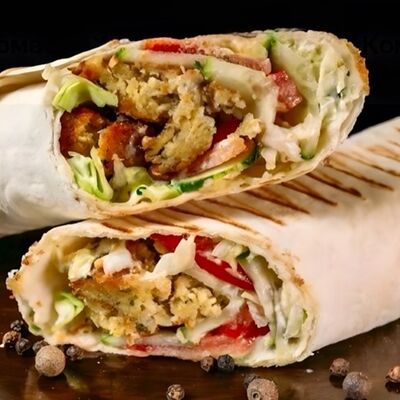 Большая шаверма Пол-кило с курицей в Shawerma place по цене 499 ₽