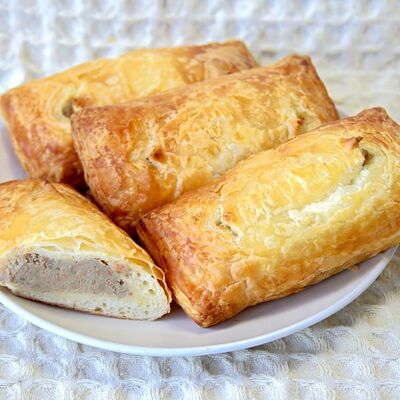 Слойка с картофелем и печенью в Хлебница по цене 65 ₽