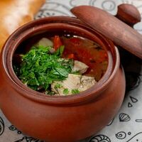 Хашлама с курицей в Хинкальная Кинза