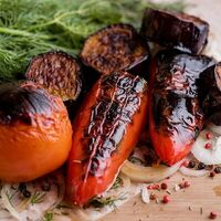 Овощи на гриле в Шантимэль